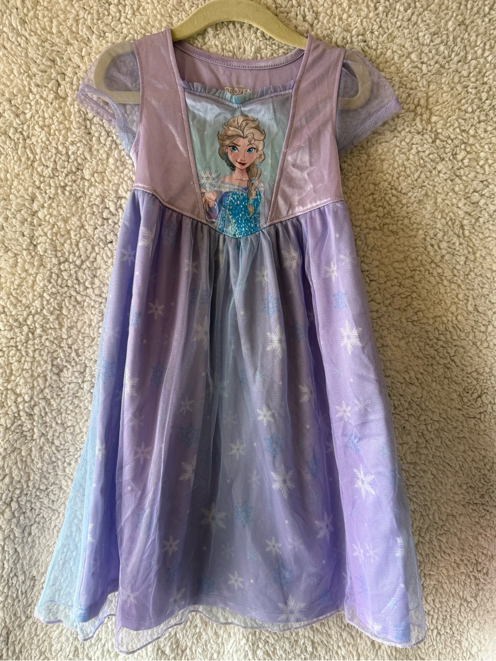 Disney Frozen Lavender and Light Blue Elsa Dress Top